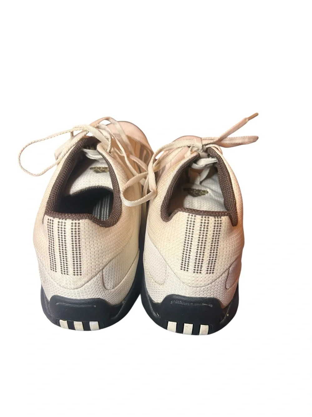 Adidas Women’s Golf Shoes White Brown Lace Up Size 7.5